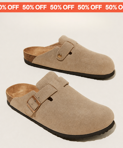 Genuine Suede Clogs