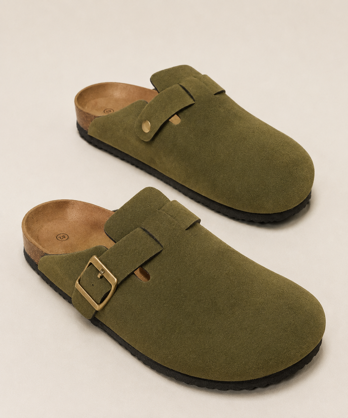 Genuine Suede Clogs